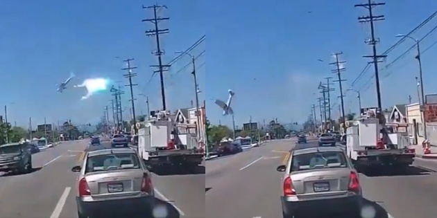 ABD’de Yaşlı Pilotun Kullandığı Uçak Otoparka Düştü